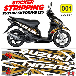 พร้อมส่ง สติกเกอร์ติดตกแต่งรถยนต์ Suzuki Skydrive 125 2009-2014 ARS008 Ecstar Doff