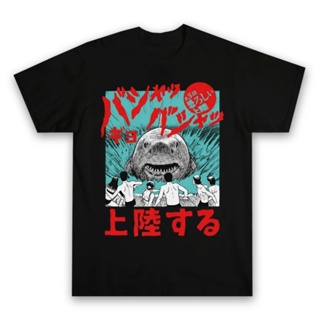 Aftereight.id - เสื้อยืด ลายอนิเมะมังงะ JUNJI ITO GYOGOING ASHORE | เสื้อยืด ลาย Aesthetic