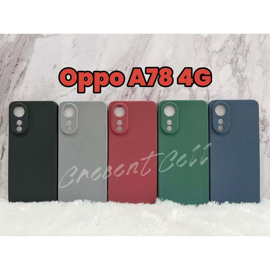 นุ่มสําหรับOppo A18 4G Oppo A38 4G Oppo A58 4G Oppo A78 4G Oppo A78 5G Oppo A98 5G Slim Matteซิลิคอน