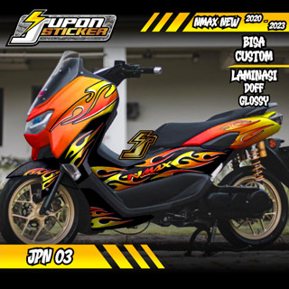 Jupon สติกเกอร์โปโล ลาย Fullbody Yamaha NMAX 155 New VVA 2020-2023 Jpn03