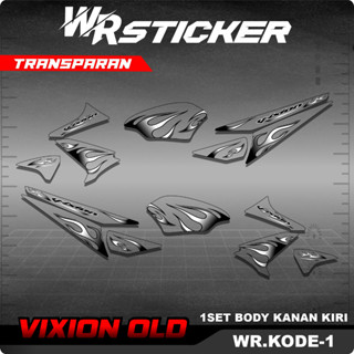 Vixion สติกเกอร์ใส ลอกออกได้ สําหรับติดตกแต่งรถจักรยานยนต์ 01