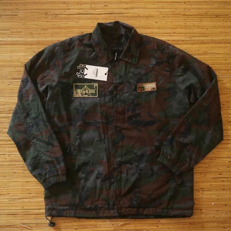 เสื้อแจ็คเก็ต Spyderbilt WIND BREAKER CAMO ดั้งเดิม