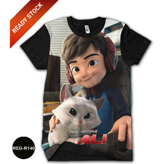 Ejen Ali เสื้อยืด ลายการ์ตูนแอนิเมชั่นทีวี 3D สําหรับเด็ก REG-R140