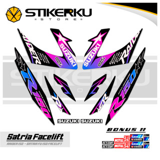 สติกเกอร์ SATRIA Fu150 2nd MOTIF STICKER RAIDER 150 REBORN F150 พร้อมส่ง สติกเกอร์ สําหรับตกแต่ง