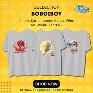 เสื้อยืด พิมพ์ลายตัวละคร Boboiboy