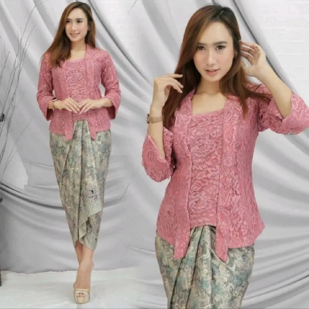 Kututu kebaya กระโปรงห่อ ซับในเต็มตัว ชุด kubaru kebaya/filly kebaya/ encim kebaya/graduation kebaya