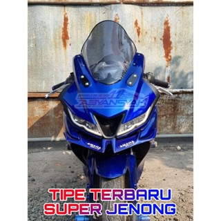 กระจกกันลม R15 V3 รุ่นใหม่ล่าสุด Super Jenong GT Jenong R15 V3 Super Visor. รายการยางฟรี