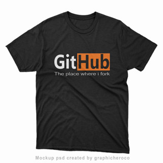 เสื้อยืด GITHUB BIG SIZE JUMBO พร้อมส่ง