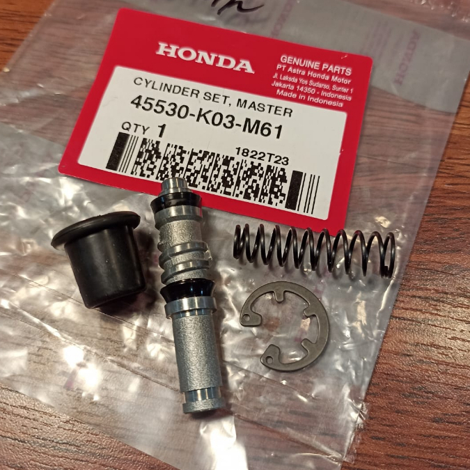 หลักเบรคใน PCX160/ADV150/REVO FI ORIGINAL 45530K03M61 CYLINDER ชุด MASTER HONDA อะไหล่แท้