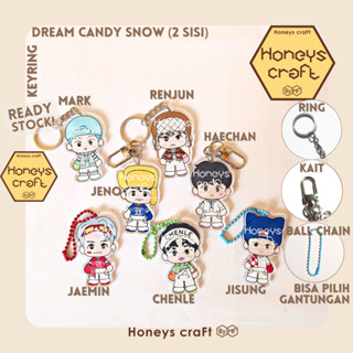 Honeys Craft - พวงกุญแจ NCT Dream Candy Snow 2 ด้าน - พวงกุญแจอะคริลิค KPOP