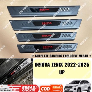 แผ่นปิดด้านข้าง สีแดง สําหรับ Innova Zenix 2022 2023 2024 2025