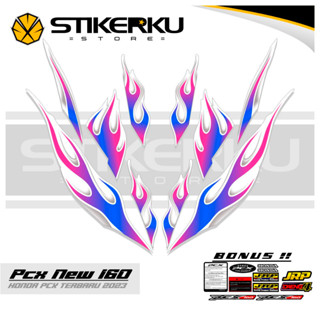 ใหม่ สติกเกอร์ PCX 160 MOTIF 2 รุ่นไฟ PCX160 LIST Pole Unique SIMPLE ORI STICKER STICKER STIPING ABS HONDA STICKER STICKER PCX พร้อมส่ง