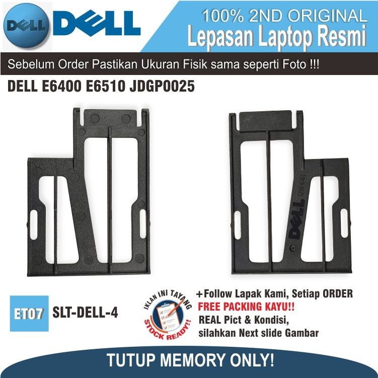 ET07 SLT-DEL-4 ฝาครอบ SD CARD MMC แล็ปท็อป DELL E6400 E6510 JDGP0025