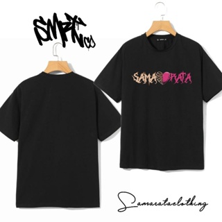 เสื้อยืด พิมพ์ลาย Samarata LOVESKULL DISTRO