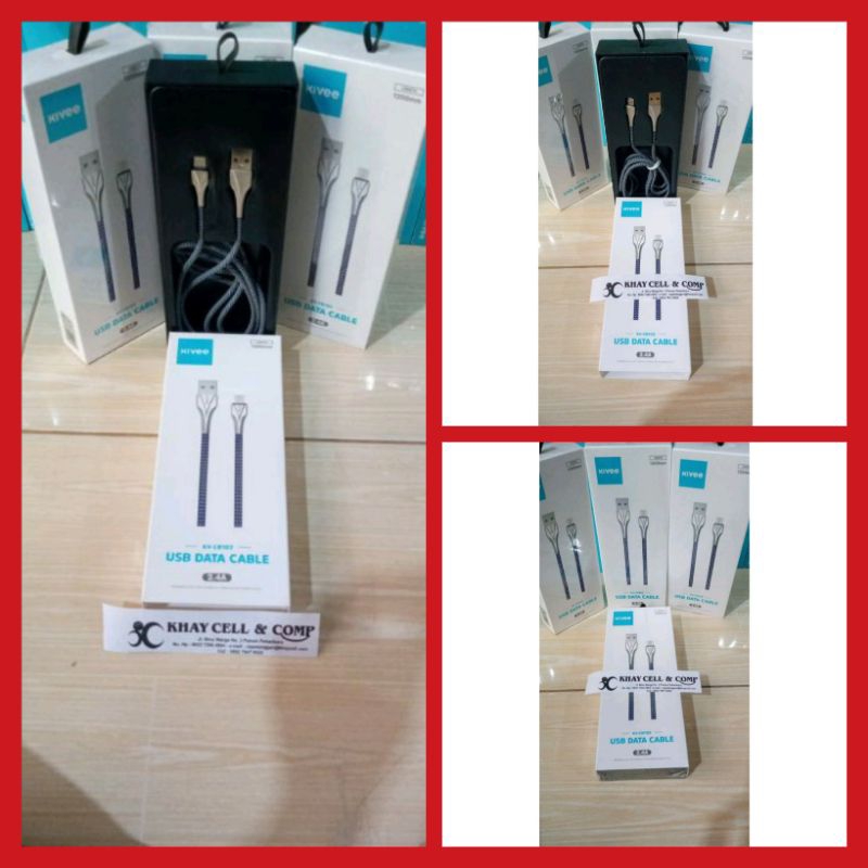 KIVEE 2.4A SUPOER สายชาร์จข้อมูลแบบเร็ว