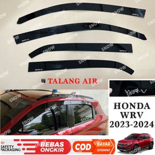 Hitam บังแดดด้านข้าง สีดํา สําหรับ Honda WRV WR-V 2022 2023 2024