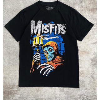 เสื้อยืด พิมพ์ลายวง misfits horror punk misfits สไตล์พังก์ร็อค อินดี้ สําหรับผู้หญิง