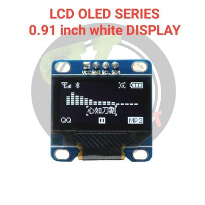 OLED WHITE 0.96 INCH I2C IIC 128X64 โมดูลจอแสดงผล LCD