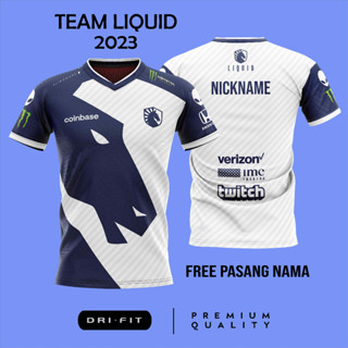 เสื้อกีฬาแขนสั้น ลายทีม KAOS GAMING LIQUID 2023