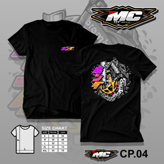 Kaos อุปกรณ์เสริมรถแข่ง Brembo - Kaos Men Distro สไตล์มอเตอร์ cb gl mp tiger MC CP.04