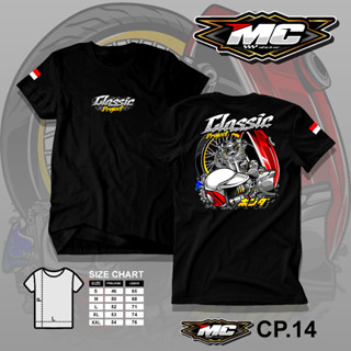 Kaos Racing อุปกรณ์เสริมรถจักรยานยนต์ cb - Kaos Men Distro Style Motorcycle cb gl mp tiger MC CP.14