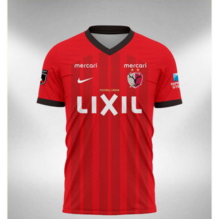 เสื้อกีฬาแขนสั้น ลายทีมกวาง Kashima Antlers Home Away 2023 2024