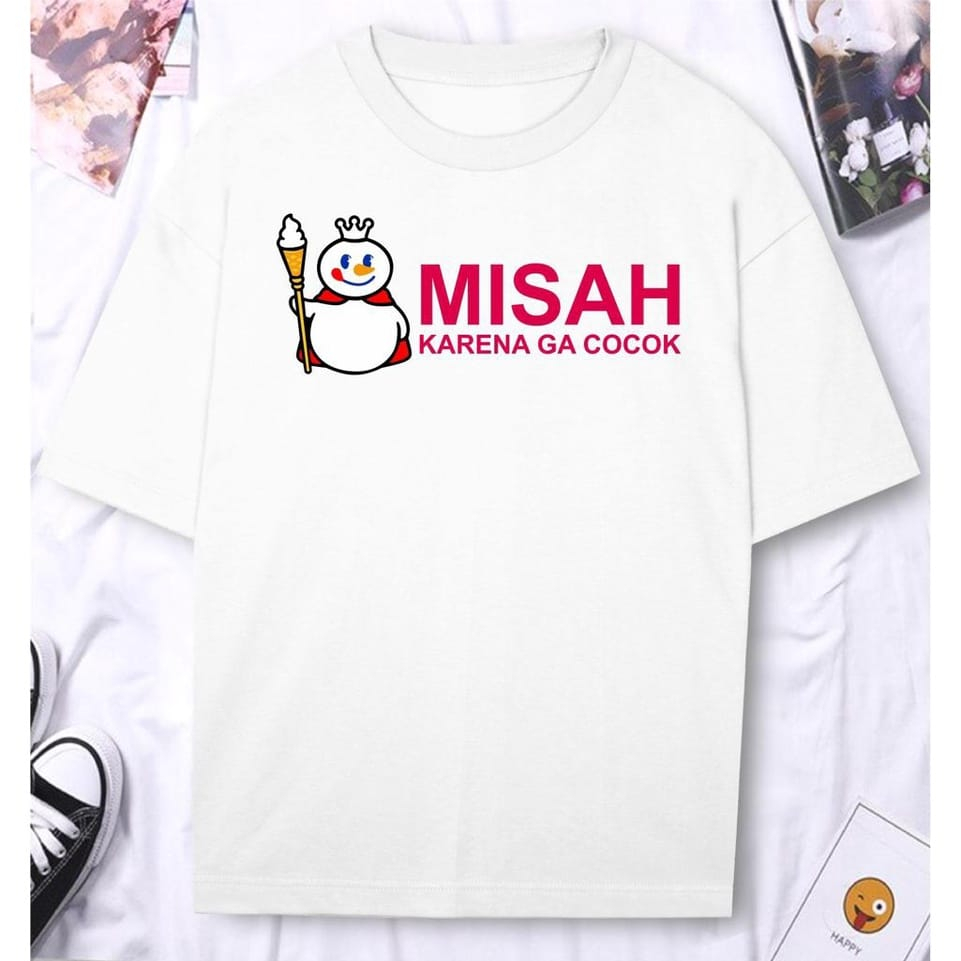 CLOTHES - เสื้อยืด FUNNY WORDS POLESETAN - FUNNY WORDS PARODI TSHIRT MIXUE