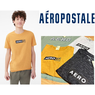 AEROPOSTALE Vantelale เสื้อยืด ผ้าฝ้าย แบบดั้งเดิม สําหรับผู้ชาย