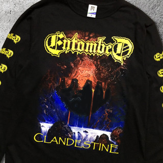 เสื้อยืดแขนยาว Entombed CLANDESTINE