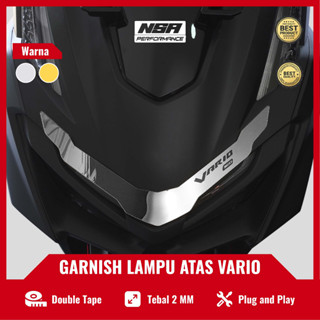 Vario160 ฝาครอบไฟหน้า สีทอง และสีเงิน