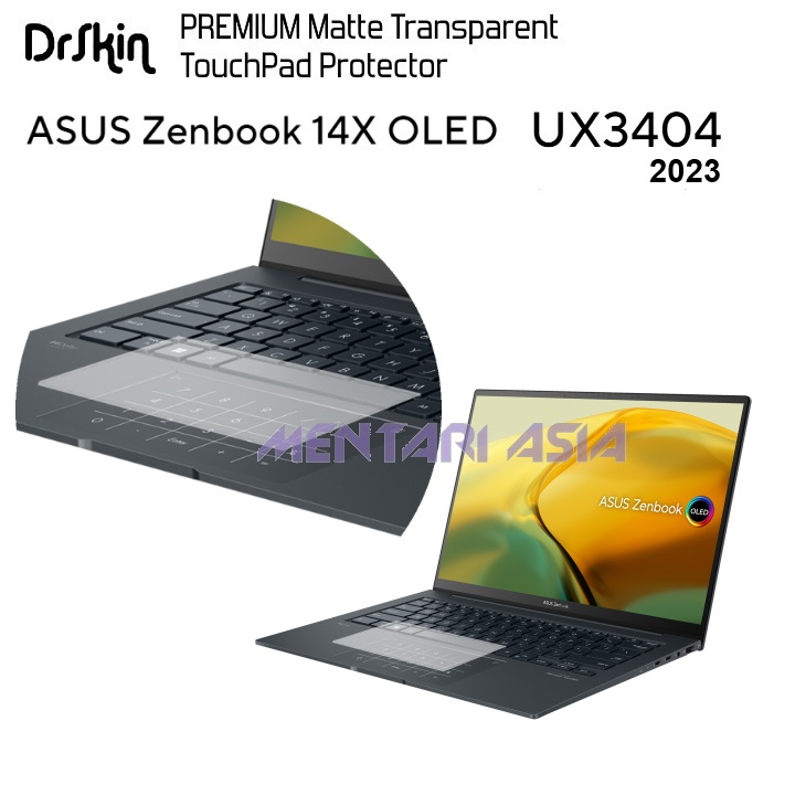 ทัชแพด ป้องกันรอย สําหรับ ASUS ZenBook 14X OLED UX3404 2023 - DrSkin Premium
