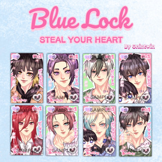 โฟโต้การ์ดล็อค สีฟ้า โดยพวงกุญแจ onintwin / bluelock
