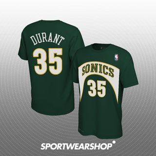 เสื้อยืดบาสเก็ตบอล NBA SONICS Seattle Supersonics 35 Kevin Durant สําหรับผู้ชาย และผู้หญิง