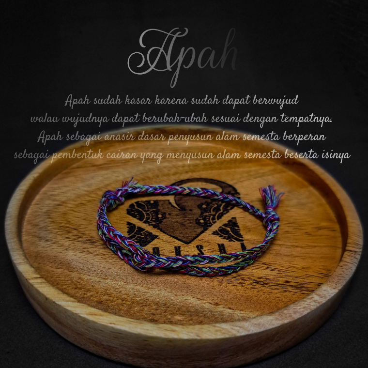 Mahabhuta Panca Rope Bracelet (Akasa, Bayu, Tja, Apah, Perthhvi)