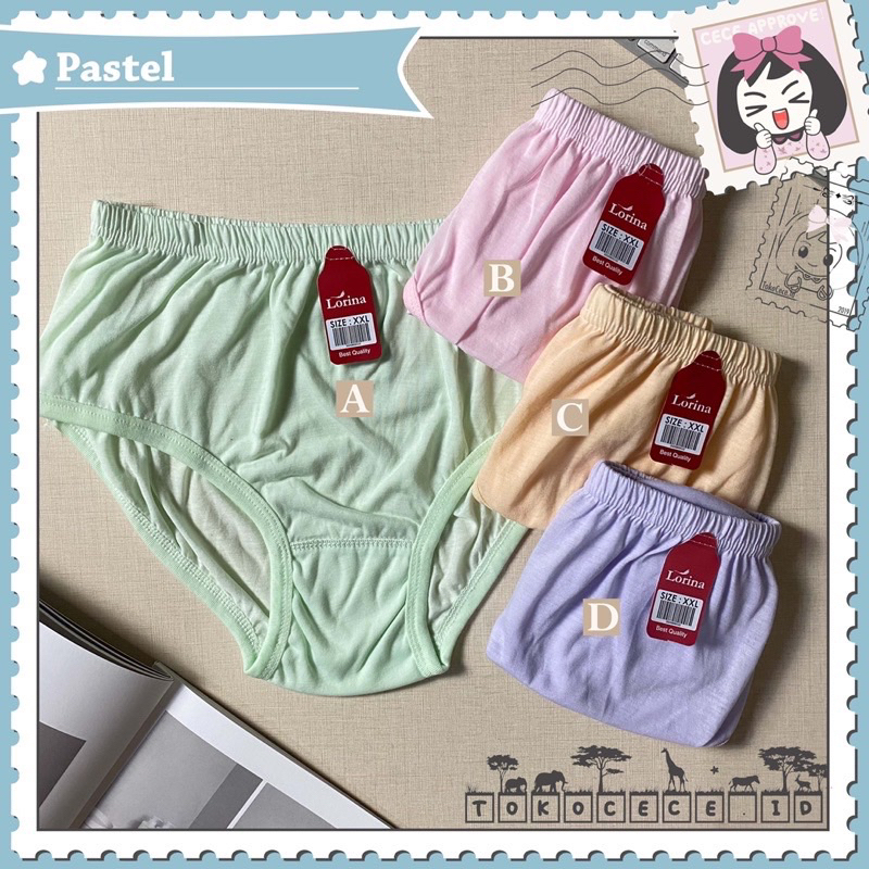 ซีดีกางเกงใน Lorina Jumbo Pastel