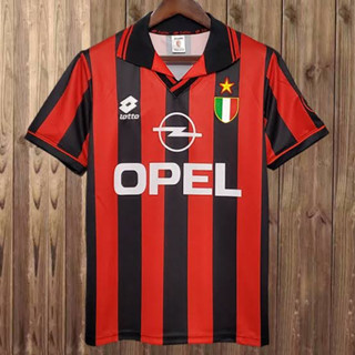 เสื้อกีฬาแขนสั้น ลายทีม AC MILAN 1996