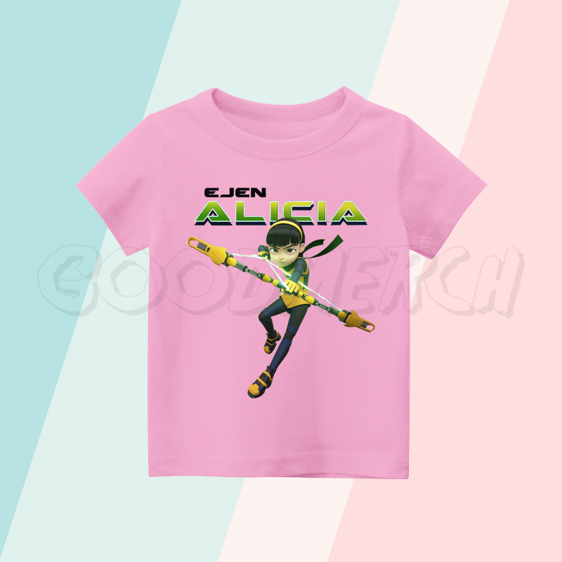 CHILDRENS CLOTHES เสื้อยืด EJEN ALICIA EJEN ALI SERIES MOVIE