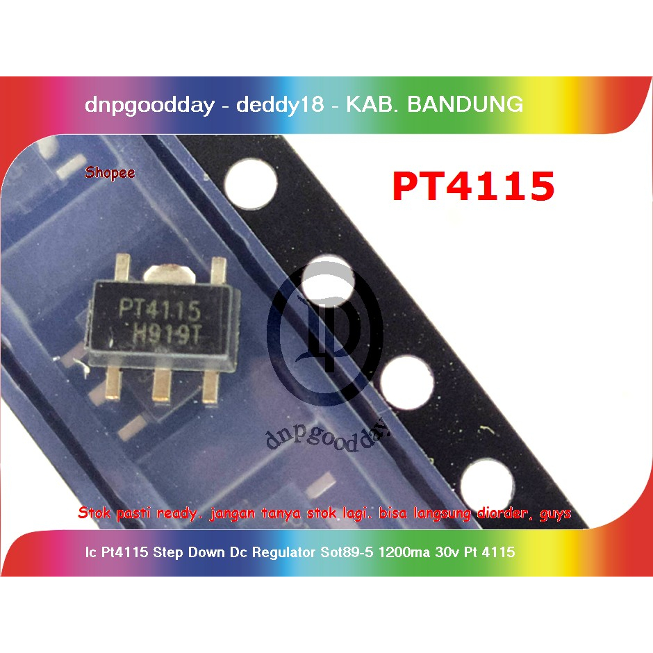 Ic Pt4115 Step Down Dc Regulator Sot89-5 1200ma 30v Pt 4115