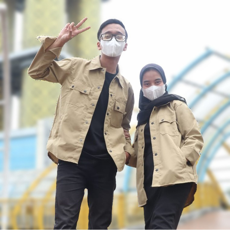 Kemeja Semi Parka เสื้อแจ็คเก็ตผู้ชายผู้หญิงเสื้อแจ็คเก็ตผู้ชาย & 39; s Premium Trucker Jacket Men & 39; s Semi Parka แจ็คเก็ต M - XXXL