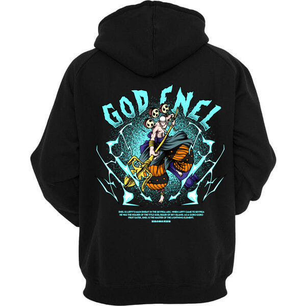 เสื้อฮู้ดอนิเมะ Afterrisen One Piece God Enel