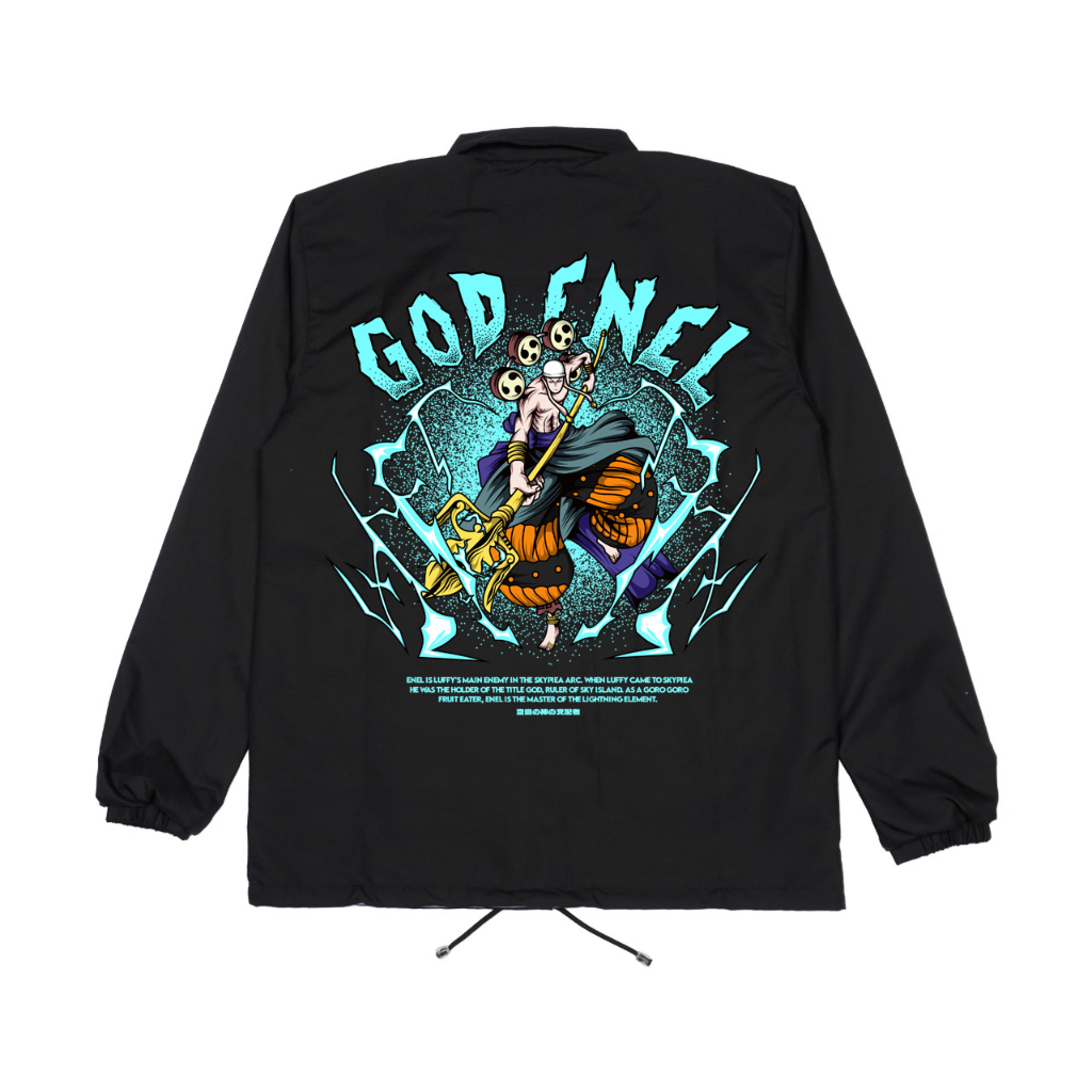 Afterrise One Piece God Enel Anime Coach Jacket