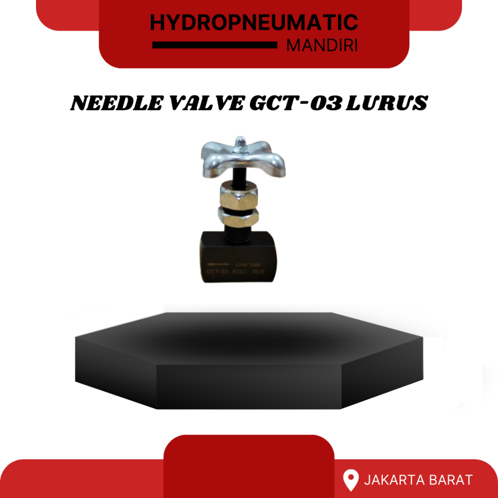 NEEDLE VALVE GCT-03 STRAIGHT
