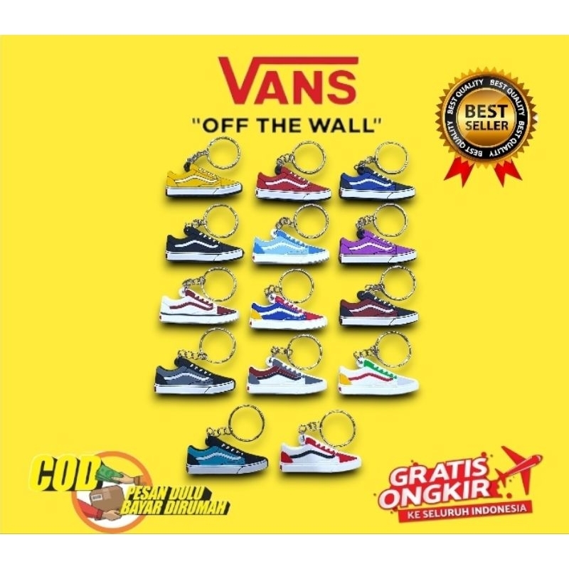 Gantungan Vans SHOE KEYCHAIN/KEY CHAIN/SHOES KEYCHAIN/GIFT/SOUVENIR/MERCHANDISE/UNIQUE GIFT INDONESIA WHOLESALE MORE