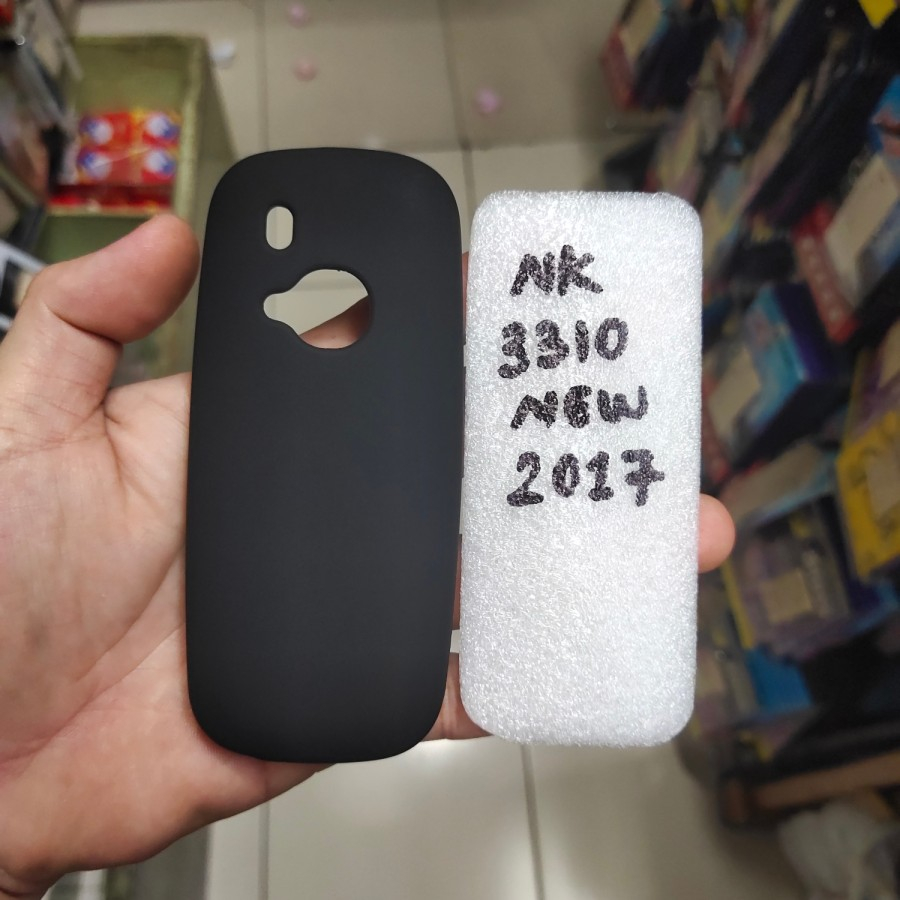 เคสยางนิ่ม โนเกีย 3310 ใหม่ / 3310 2017 N230 / NOKIA 230 งานรื่นเริงยางสีดํา