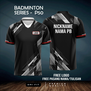 เสื้อกีฬาแขนสั้น ลายทีมชาติวอลเลย์บอล BADMINTON 2023 - P50