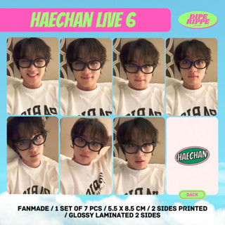 (FANMADE Nct PHOTOCARD) HAECHAN LIVE โฟโต้การ์ด