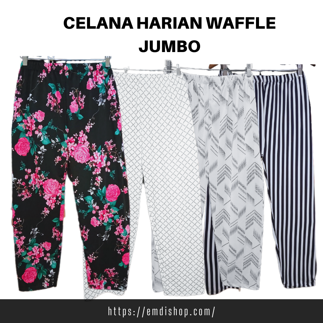 - MD SHOP กางเกงวาฟเฟิลจัมโบ้เดลี่