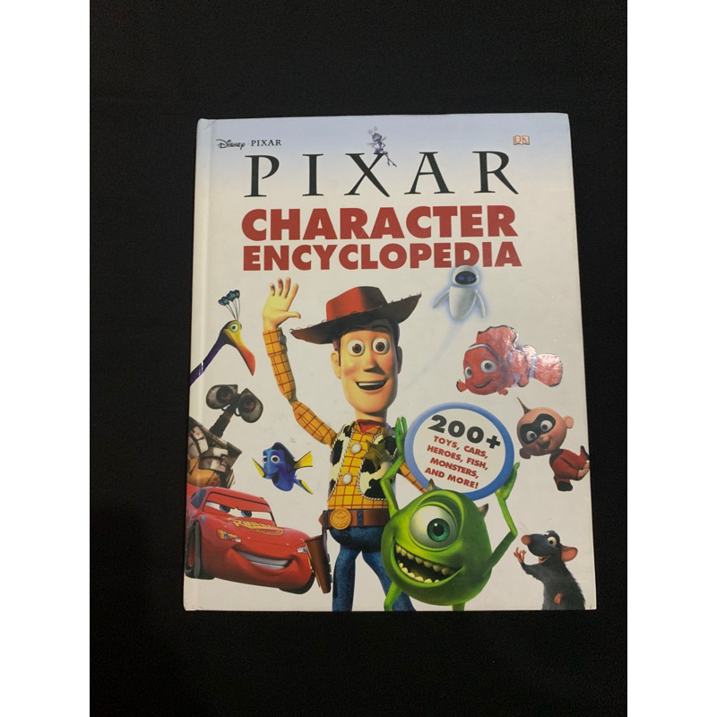 English Book Ori Preloved Pixar Character สารานุกรม HC 2014