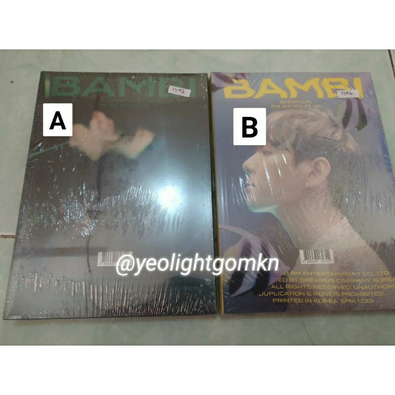 อัลบั้ม EXO BAEKHYUN - BAMBI