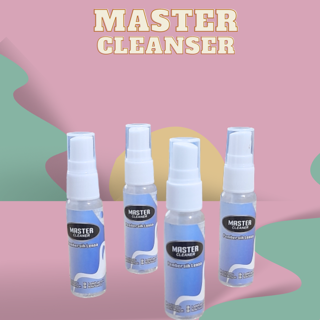 [ 4BTL ] MASTER CLEAN GLASSES CLEANER [1 แพ็คเกจ = 4 ขวด ]